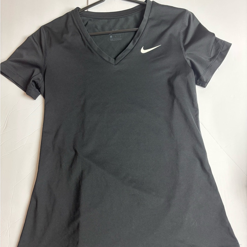 Nike Women's Charcoal V-Neck Tee